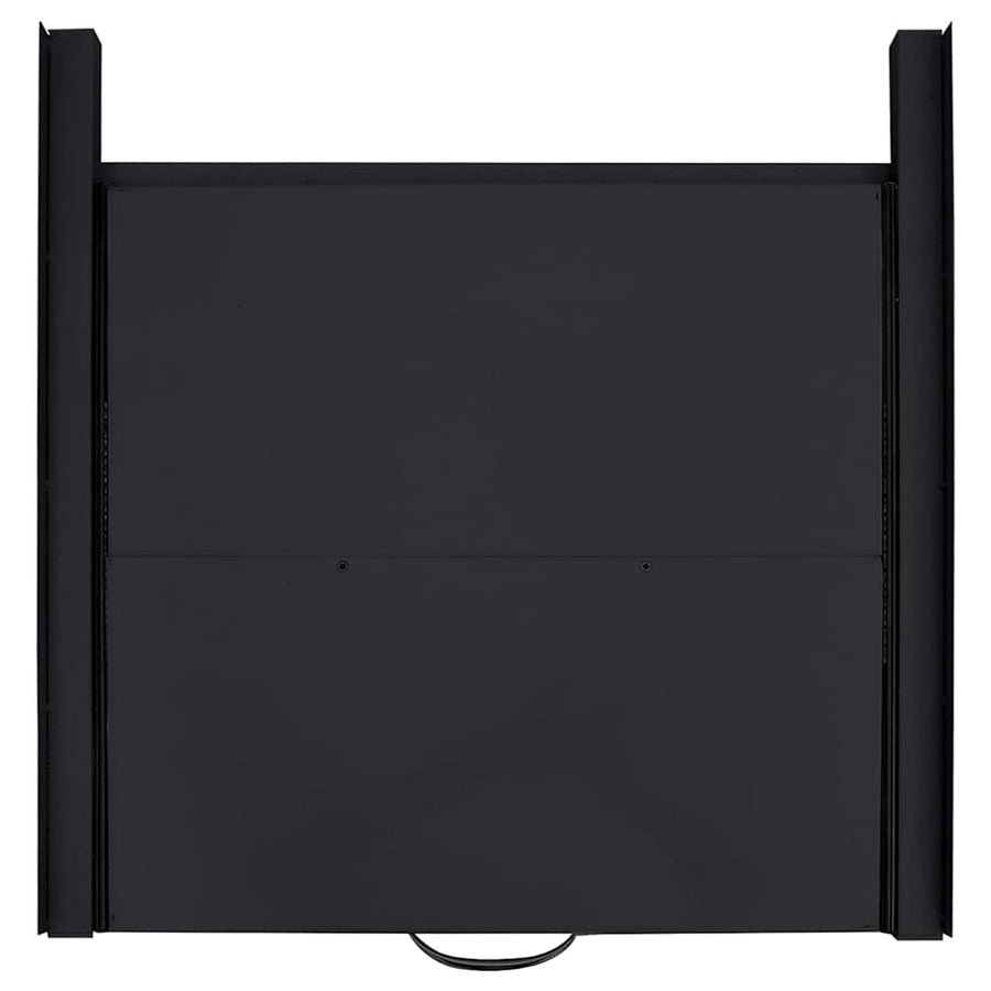 Washing Machine Intermediate Shelf Black 60 x 60 x 8 cm Steel