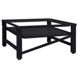 Washing Machine Pedestal Black 62 x 60.5 x 32.5 cm Steel - Rear View