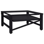 Washing Machine Pedestal Black 62 x 60.5 x 32.5 cm Steel