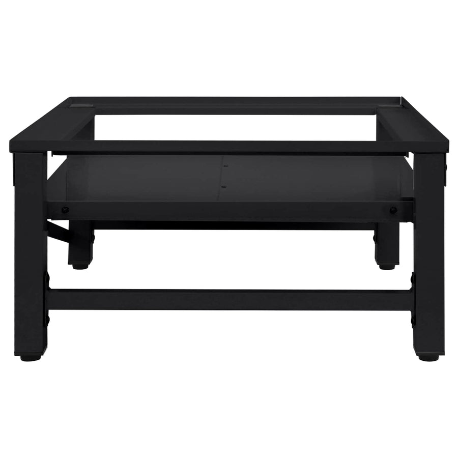 Washing Machine Pedestal Black 62 x 60.5 x 32.5 cm Steel