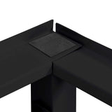 Washing Machine Pedestal 2 pcs Black 124.5 x 61.5 x 32.5 cm - Extra Image