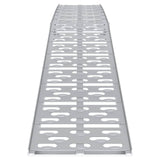 Foldable Motorcycle Ramp 340 kg per ramp 2 pcs Silver Aluminium - 45-Degree Angle