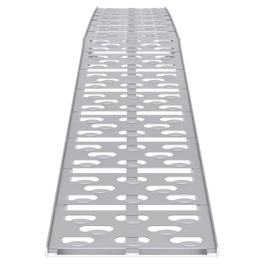 Foldable Motorcycle Ramp 340 kg per ramp 2 pcs Silver Aluminium