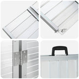 Ramp for Wheelchair 270 kg Silver 62 x 73 x 5 cm Aluminium