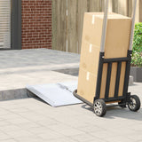 Ramp for Wheelchair 270 kg Silver 62 x 73 x 5 cm Aluminium - Side View