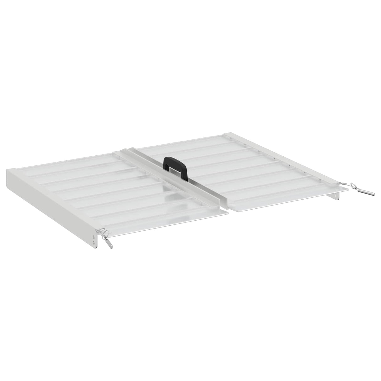 Ramp for Wheelchair 270 kg Silver 62 x 73 x 5 cm Aluminium