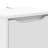 Bathroom Cabinet White 30.5 x 30 x 101 cm Engineered Wood - Extra Image
