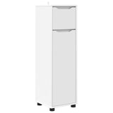 Bathroom Cabinet White 30.5 x 30 x 101 cm Engineered Wood - Front View