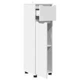 Bathroom Cabinet White 30.5 x 30 x 101 cm Engineered Wood