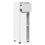 Bathroom Cabinet White 30.5 x 30 x 101 cm Engineered Wood