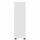 Bathroom Cabinet White 30.5 x 30 x 101 cm Engineered Wood - Close-Up Angle