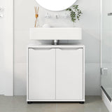 Bathroom Basin Cabinet White 60 x 30 x 60 cm Engineered Wood - Top-Down View