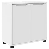 Bathroom Basin Cabinet White 60 x 30 x 60 cm Engineered Wood - Front View