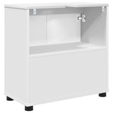 Bathroom Basin Cabinet White 60 x 30 x 60 cm Engineered Wood - Low Angle