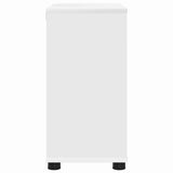 Bathroom Basin Cabinet White 60 x 30 x 60 cm Engineered Wood - Close-Up Angle