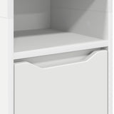 Bathroom Cabinet White 30.5 x 30 x 195 cm Engineered Wood - Extra Image