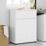 Bathroom Cabinet White 72.5 x 36.5 x 100 cm Engineered Wood