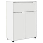 Bathroom Cabinet White 72.5 x 36.5 x 100 cm Engineered Wood