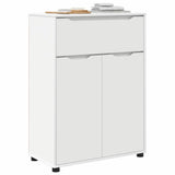 Bathroom Cabinet White 72.5 x 36.5 x 100 cm Engineered Wood
