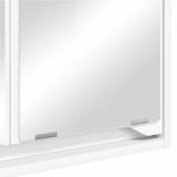 Bathroom Mirror Cabinet White 60 x 20 x 60 cm Engineered Wood