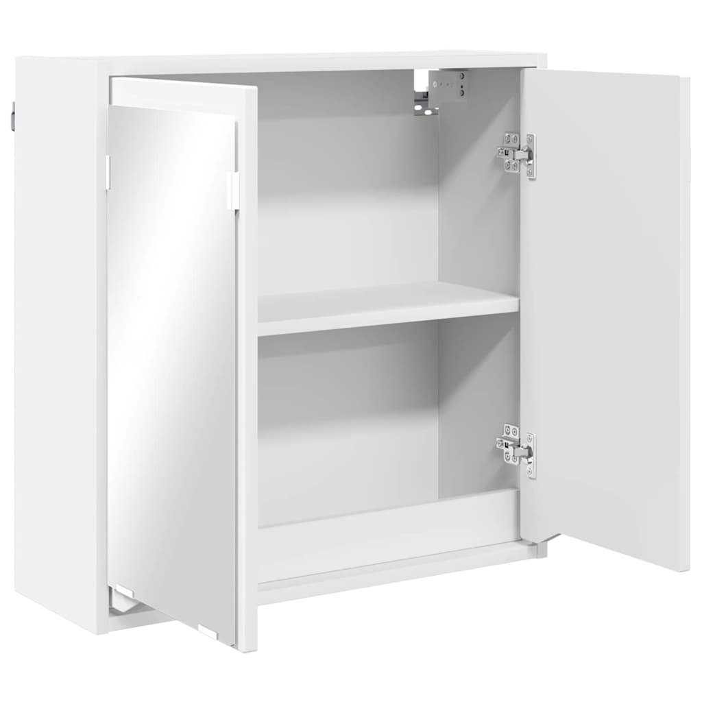 Bathroom Mirror Cabinet White 60 x 20 x 60 cm Engineered Wood