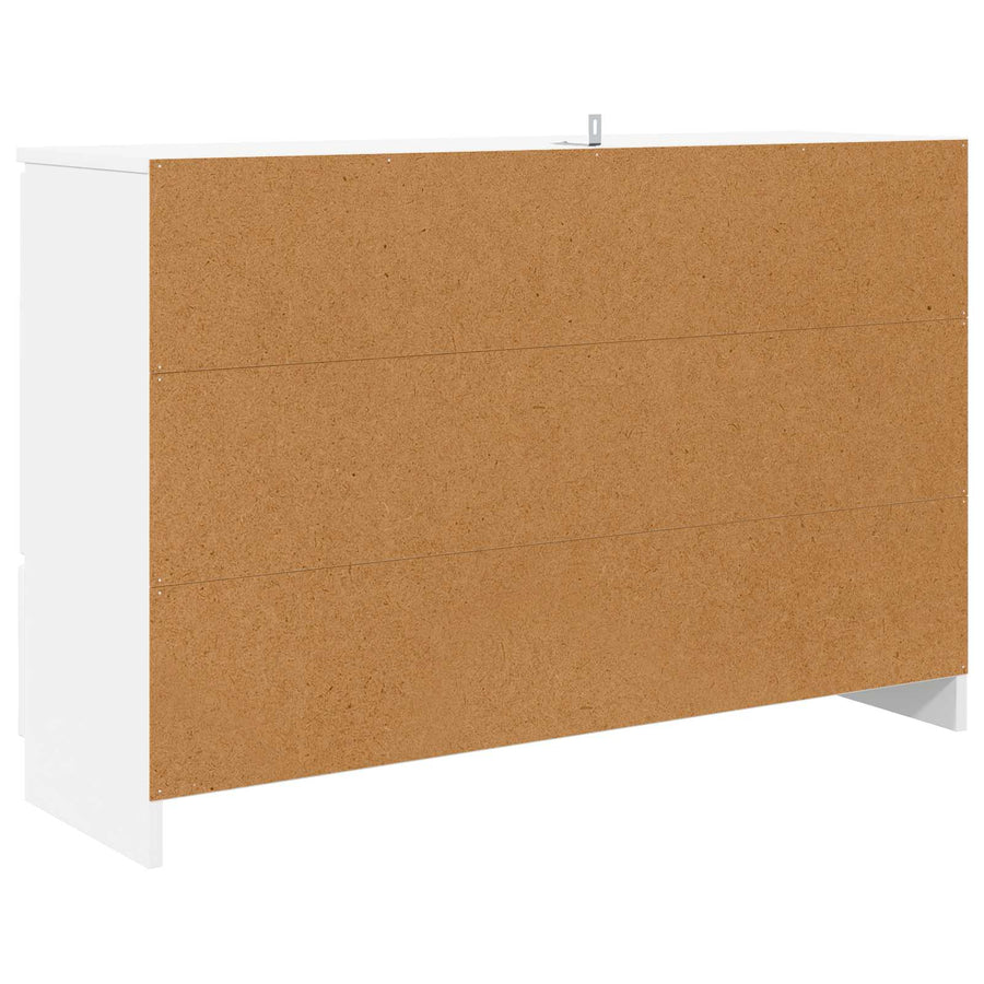 Sideboard White 100 by 30 by 65.6 Engineered Wood