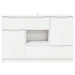 Sideboard White 100 by 30 by 65.6 Engineered Wood