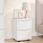 Bedside Tables 2 pcs White 30.5 x 30 x 43 cm Engineered Wood