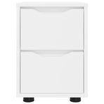 Bedside Tables 2 pcs White 30.5 x 30 x 43 cm Engineered Wood