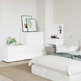 Storage Cabinet White 80 x 48 x 57 cm Engineered Wood