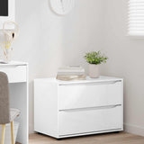 Storage Cabinet White 80 x 48 x 57 cm Engineered Wood