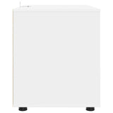Storage Cabinet White 80 x 48 x 57 cm Engineered Wood - Extra Image