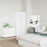Storage Cabinet High Gloss White 80 x 48 x 57 cm