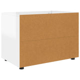 Storage Cabinet High Gloss White 80 x 48 x 57 cm - Extra Image