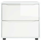 Storage Cabinet High Gloss White 60 x 48 x 57 cm
