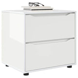 Storage Cabinet High Gloss White 60 x 48 x 57 cm