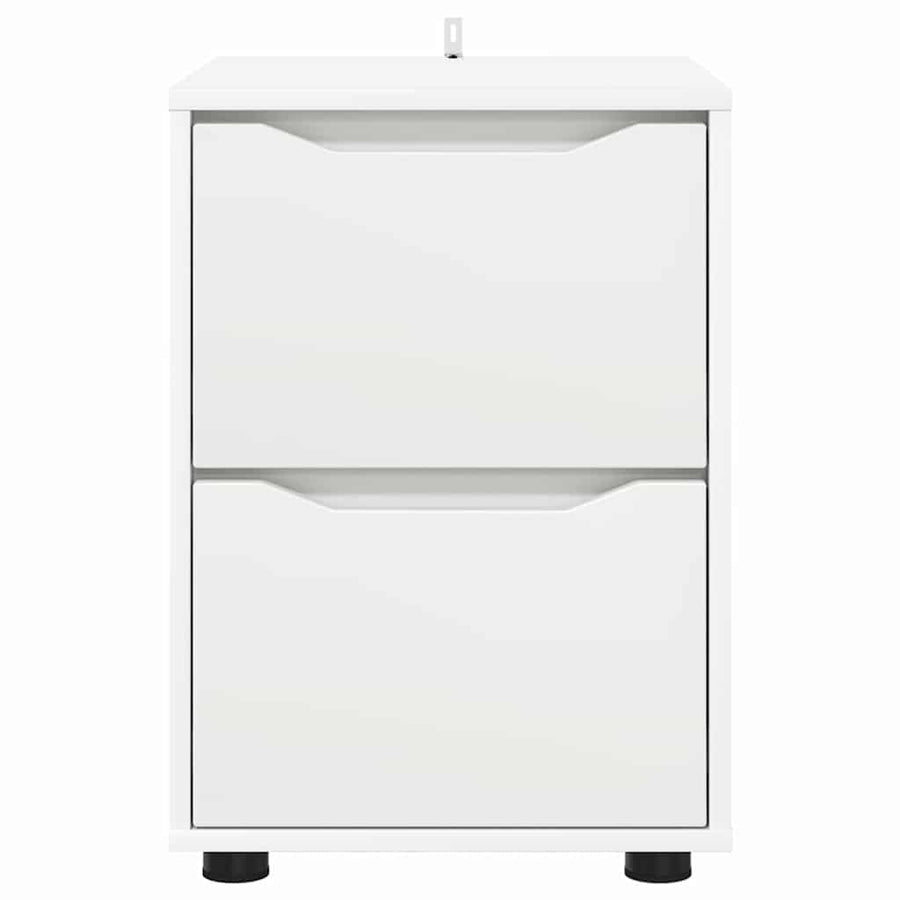 Storage Cabinet 40 x 48 x 57 cm Engineered Wood White