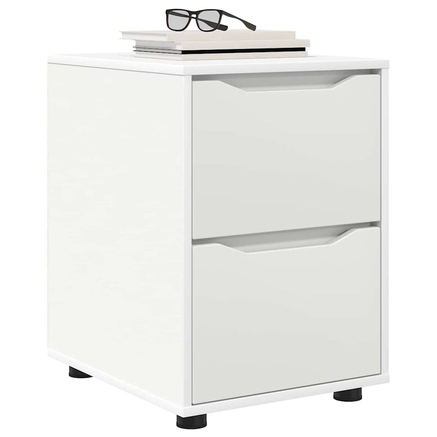 Storage Cabinet 40 x 48 x 57 cm Engineered Wood White