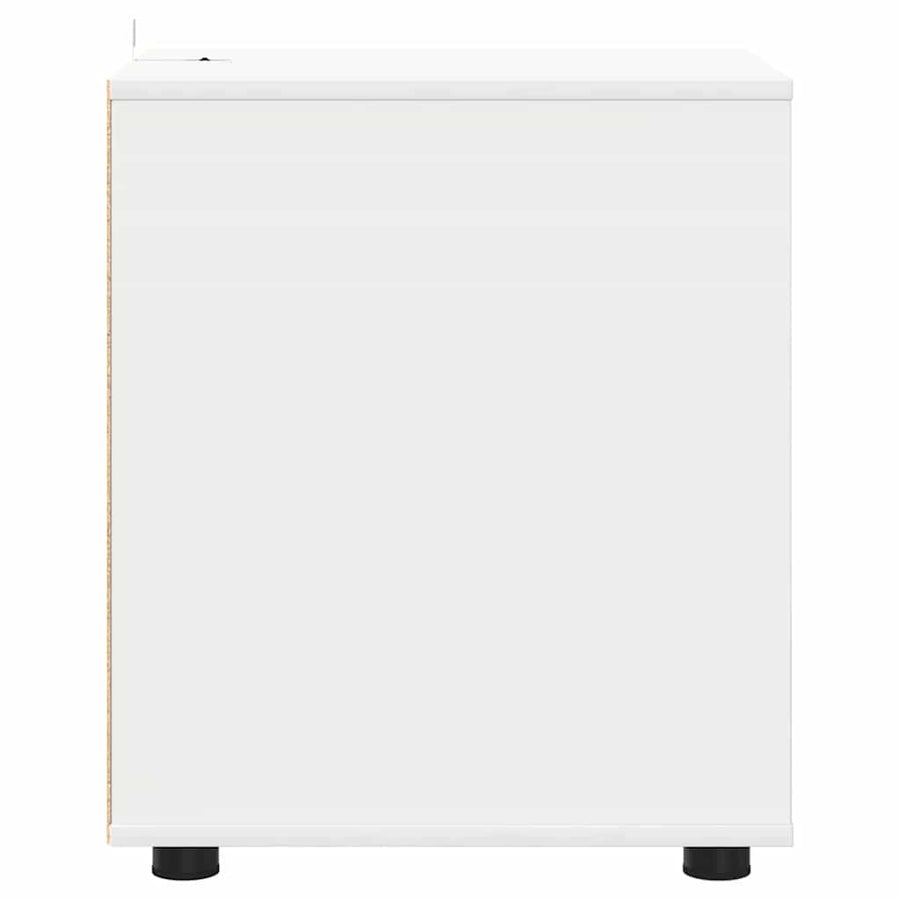 Storage Cabinet 40 x 48 x 57 cm Engineered Wood White