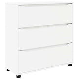 Storage Cabinet White 80 x 31 x 81 cm Engineered Wood