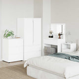 Storage Cabinet White 60 x 48 x 81 cm Engineered Wood