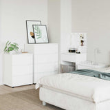 Storage Cabinet White 60 x 48 x 81 cm Engineered Wood