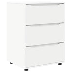 Storage Cabinet 60 x 48 x 81 cm Engineered Wood White