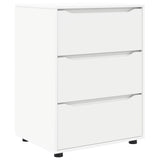 Storage Cabinet White 60 x 48 x 81 cm Engineered Wood - Front View