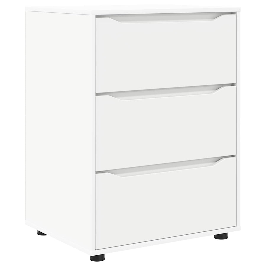 Storage Cabinet 60 x 48 x 81 cm Engineered Wood White