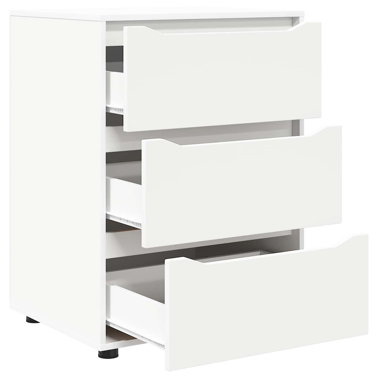 Storage Cabinet White 60 x 48 x 81 cm Engineered Wood