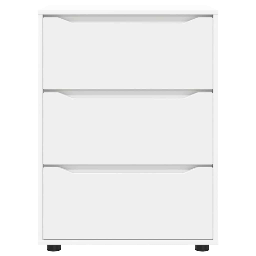 Storage Cabinet White 60 x 48 x 81 cm Engineered Wood