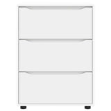 Storage Cabinet White 60 x 48 x 81 cm Engineered Wood - Low Angle