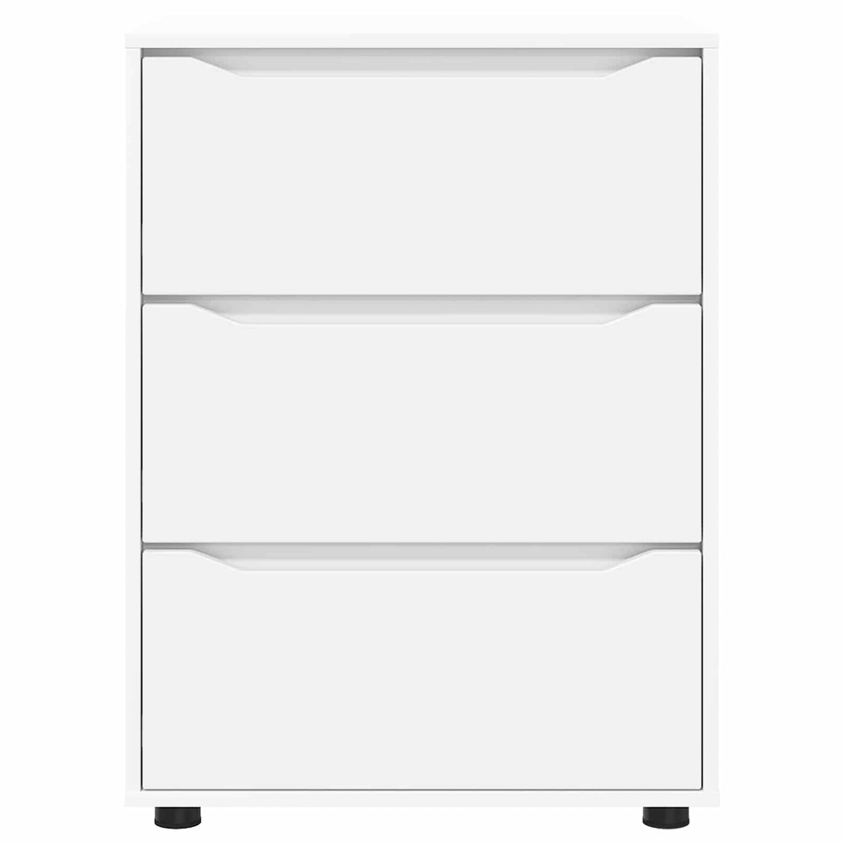 Storage Cabinet White 60 x 48 x 81 cm Engineered Wood
