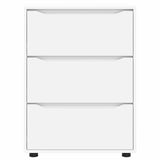 Storage Cabinet White 60 x 48 x 81 cm Engineered Wood - Low Angle